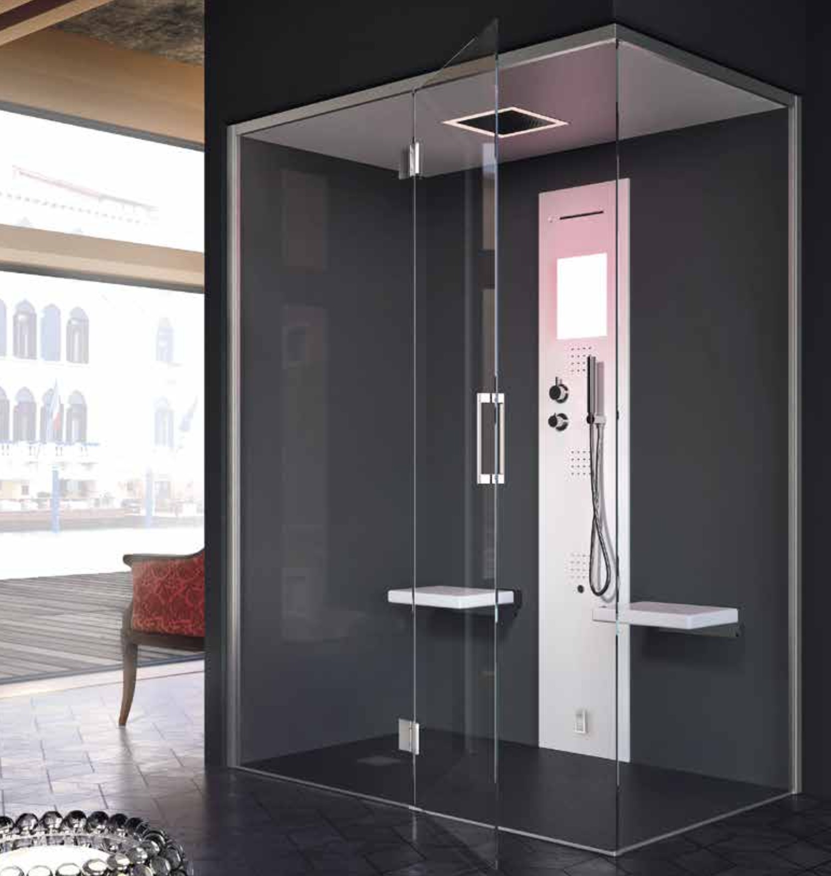 Dampfdusche / Hammam aus Italien &ndash; Ansicht 2