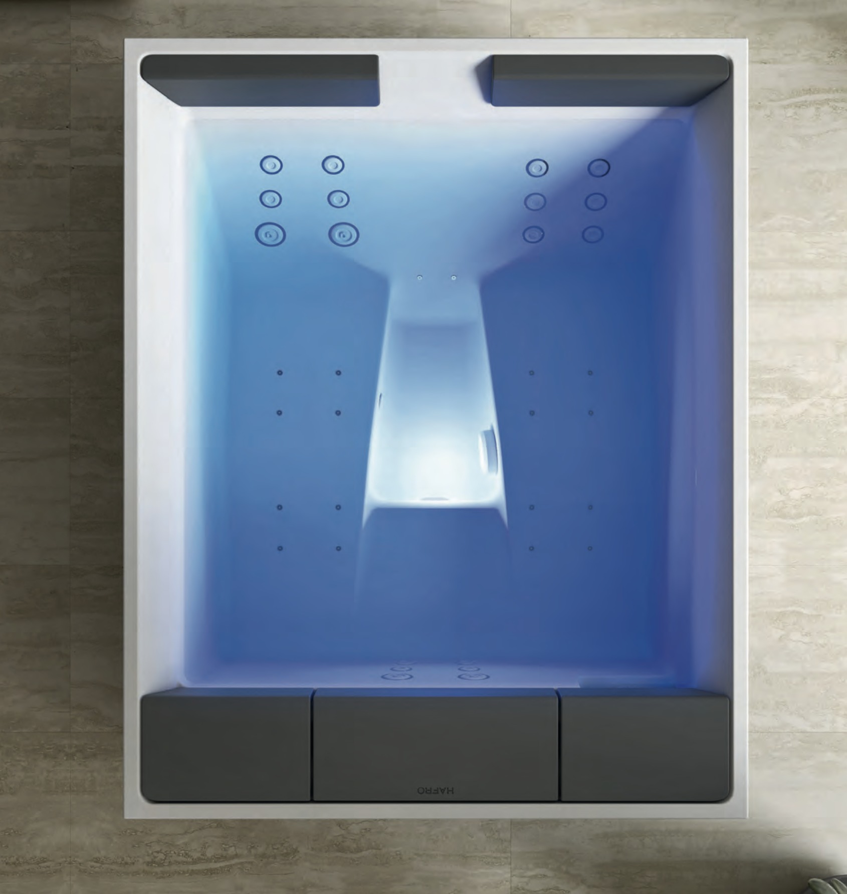 SPA / Einbau-Whirlpool aus Italien &ndash; Ansicht 4