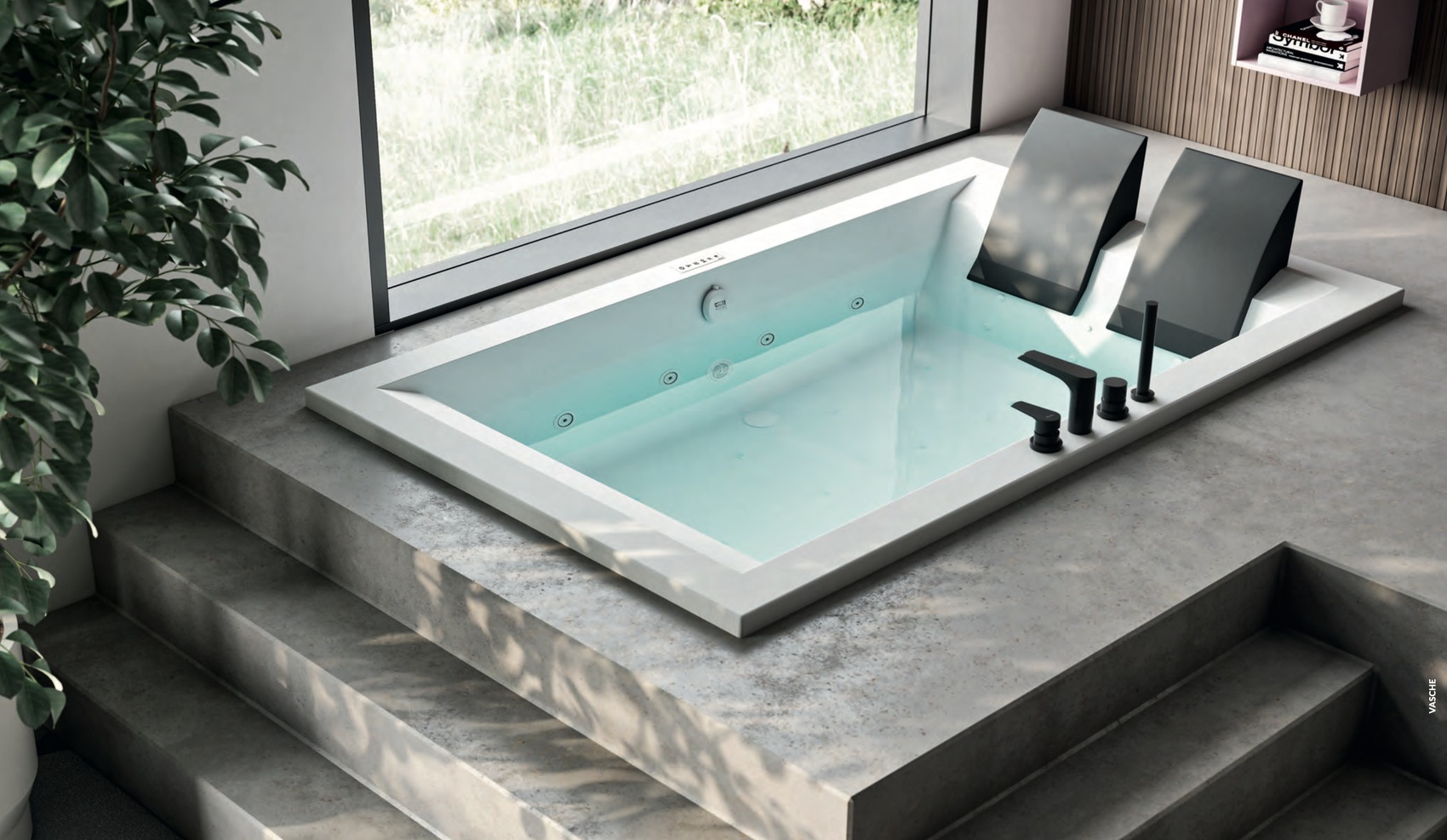 Whirlpool-/freistehende Badewanne aus Italien &ndash; Ansicht 6