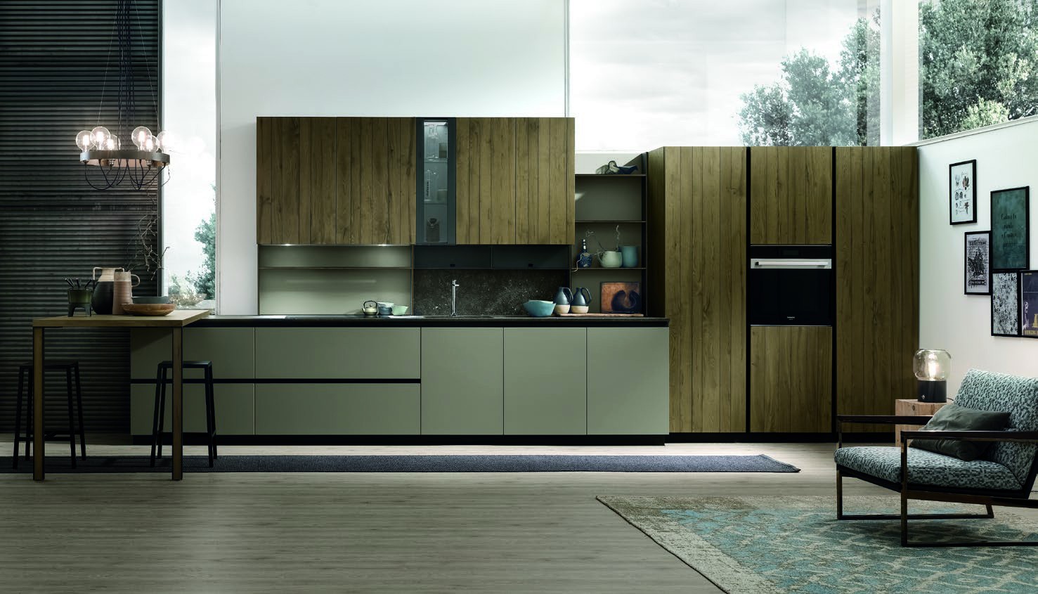 Moderne italienische Stosa-Küche – Adda Casa Studio, Nürnberg