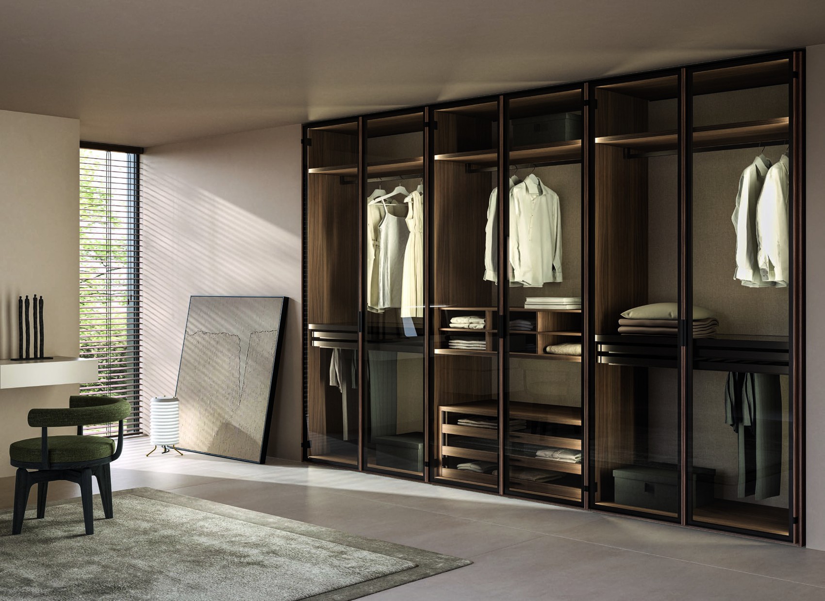 Kleiderschrank / Ankleide aus Italien